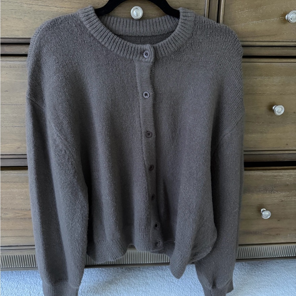 Daily Drills Mocha Sweater - Picture 2 of 3